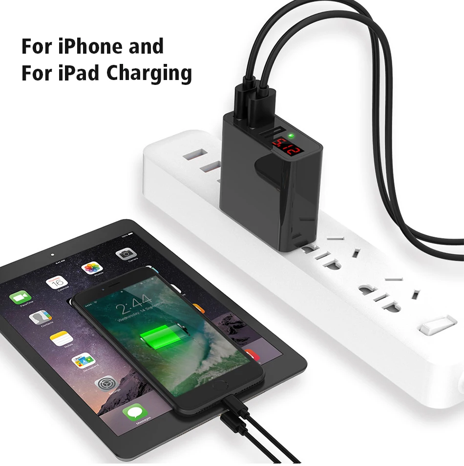3 USB порта настенное зарядное устройство для телефона Xiaomi 5V 3A быстрый адаптер для путешествий для iPhone samsung EU/US штекер мобильного телефона Три USB зарядное устройство