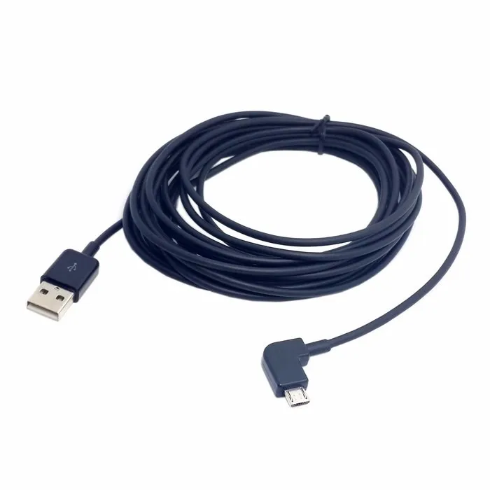 Левый Угловой 90 градусов Micro USB штекер к кабель для передачи данных 0 2 м 1 3 5