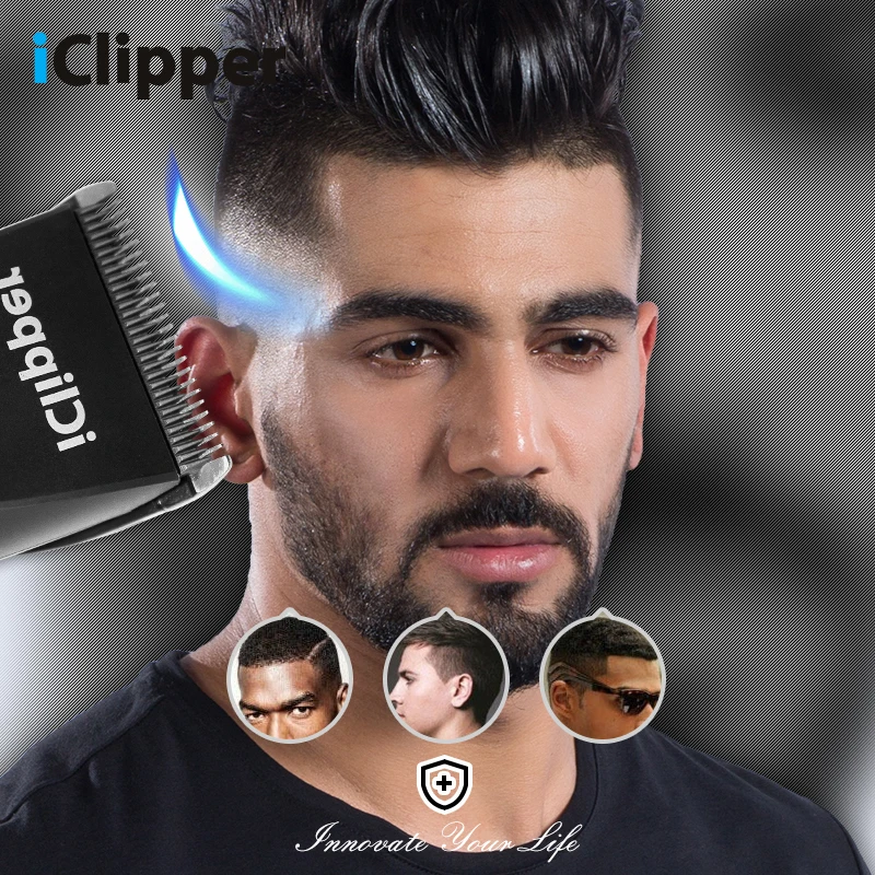 Iclipper волос триммер A10 машинка для стрижки Перезаряжаемые 2000 mAh вырезать