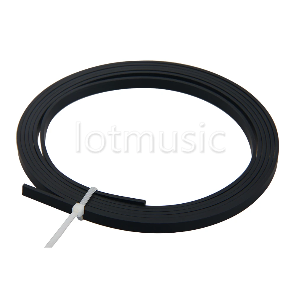 

Black ABS Acoustic Guitar Binding Purfling Strip 5 Feet 4mm x 1.5mm Body Project