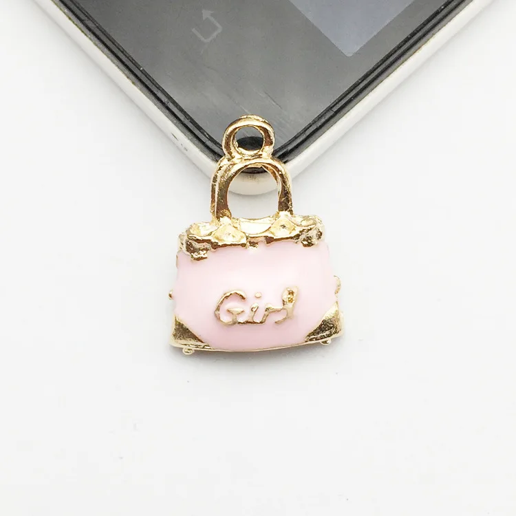 Корень 10 шт./упак. девушка мешок Эмаль Подвески сделай сам серьги для браслетов и