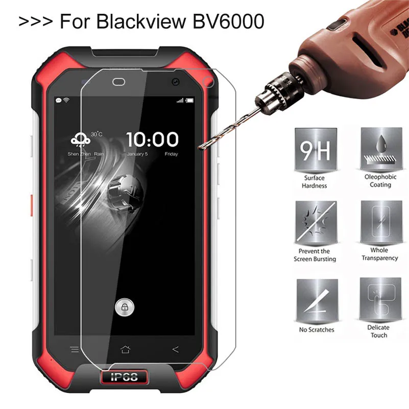 9H 2.5D 0 26 мм Закаленное стекло протектор для Blackview BV6000 LED экран закаленное защитное