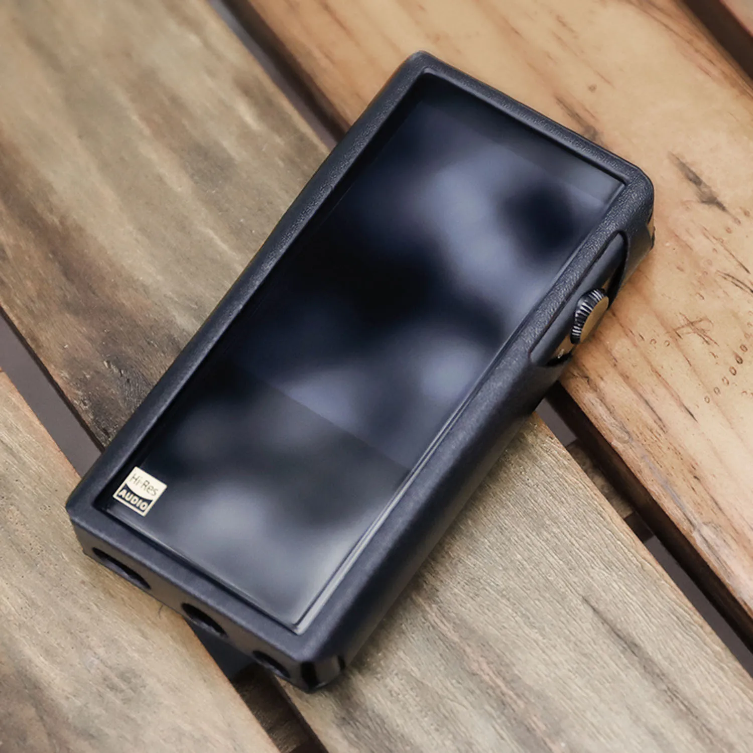 Кожаный чехол SHANLING для M5s MP3 плеера Mini DAP музыкальный плеер черный/коричневый|music