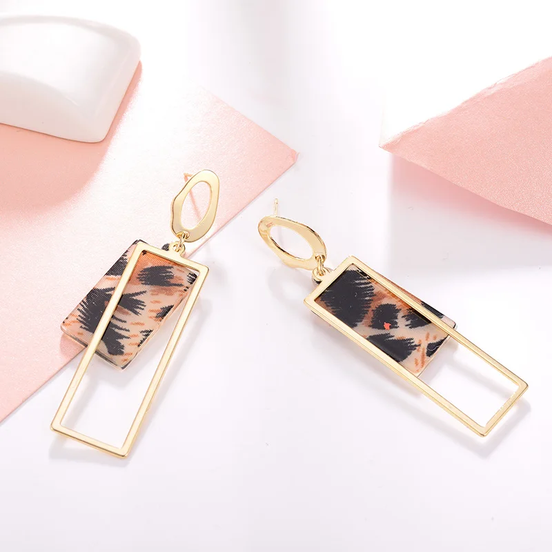Plastic Pendant Long Drop Earrings For Women New Alloy Female Dangle Hanging Earring Fashion Ear Jewelry Brincos 2020 | Украшения и