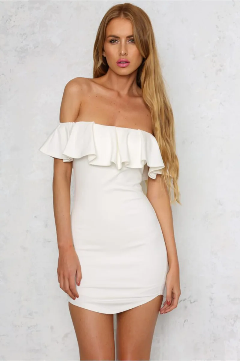 Vestidos Verano 2019 Летние черные белые красные высокое качество сексуальные