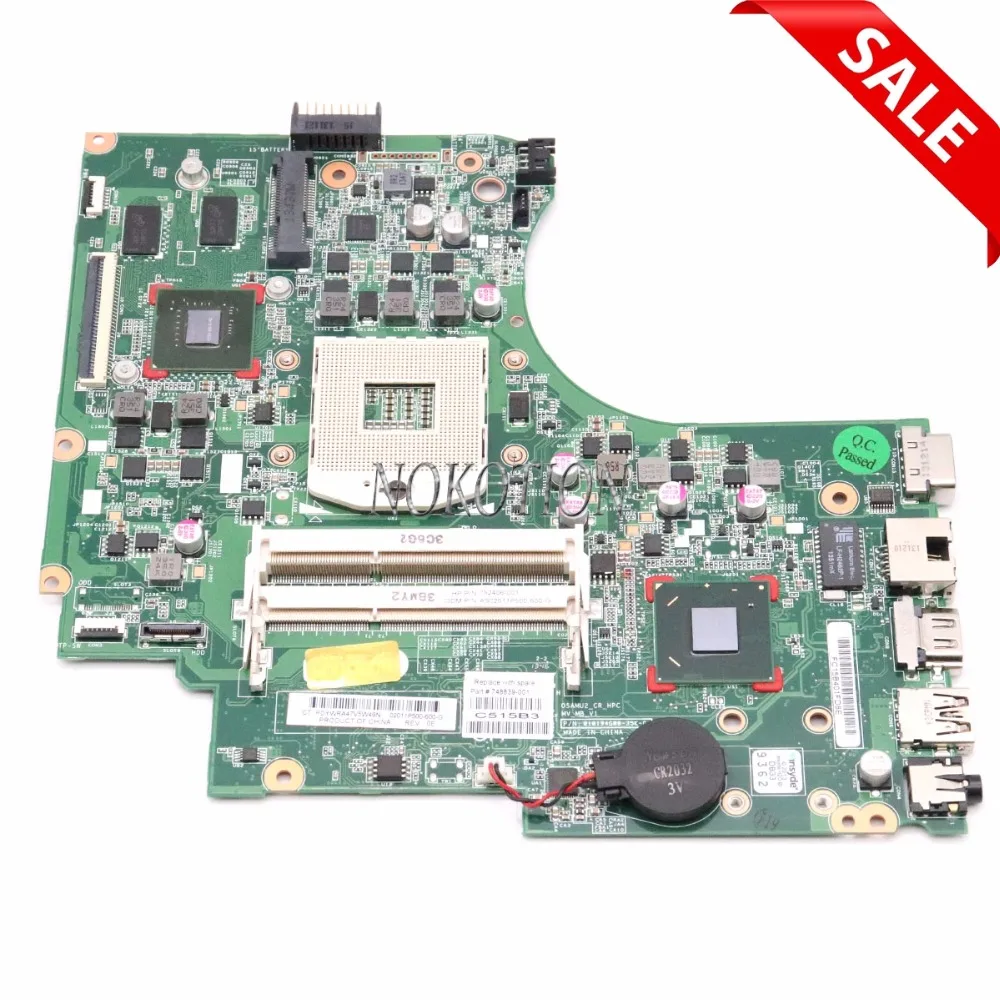 Материнская плата NOKOTION 748839 501 для ноутбука HP 15 D 250 G2 графика GT820M 1G S989 001 материнская