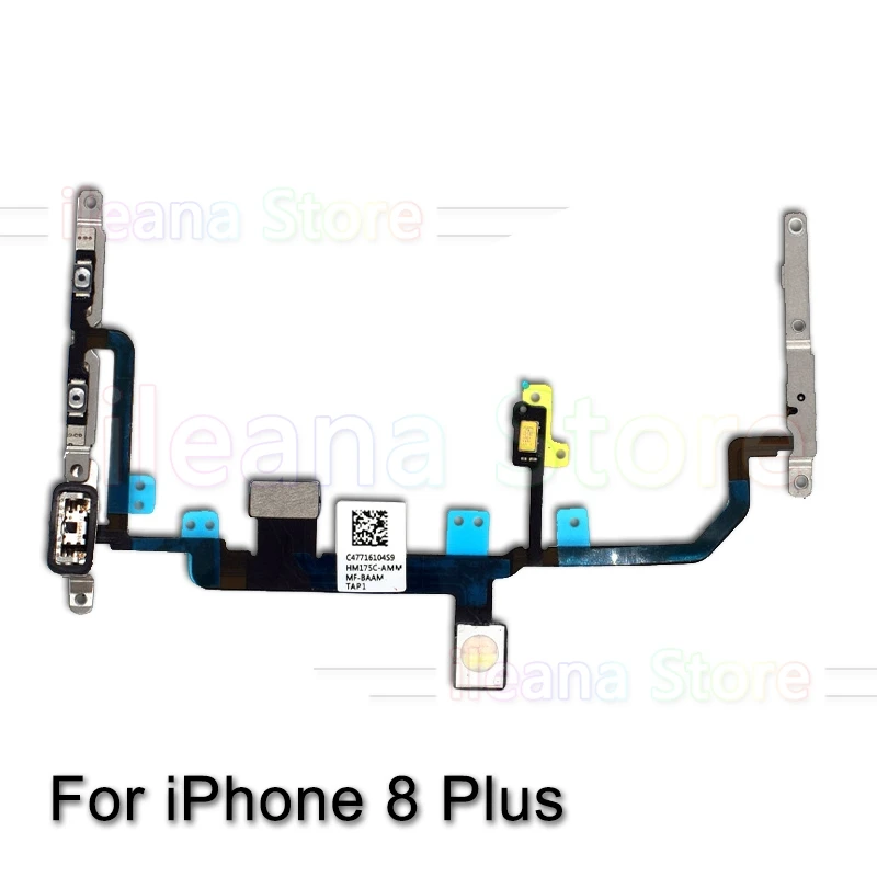 Оригинальная мощная Гибкая для iphone 8 plus кнопка регулировки громкости источник