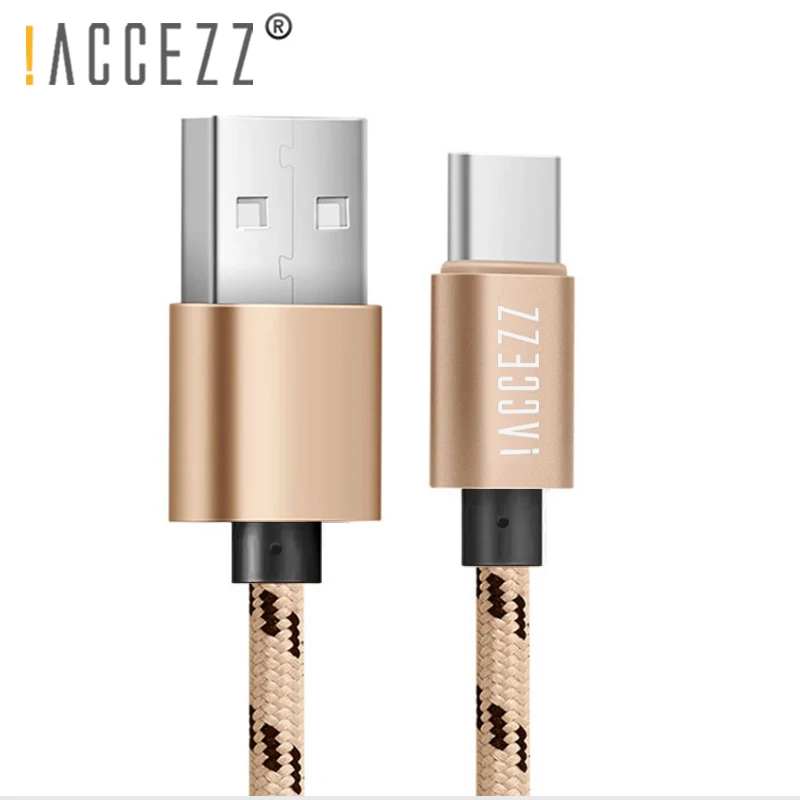 ! ACCEZZ USB-кабель Type-C для Samsung S8 S9 Plus Oneplus 6 кабель быстрой зарядки и передачи данных