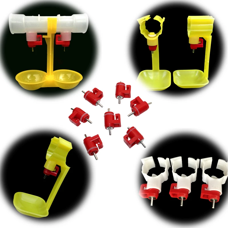 Автоматические соска для перепелок курицы 50 шт. питьевые водяные ниппели