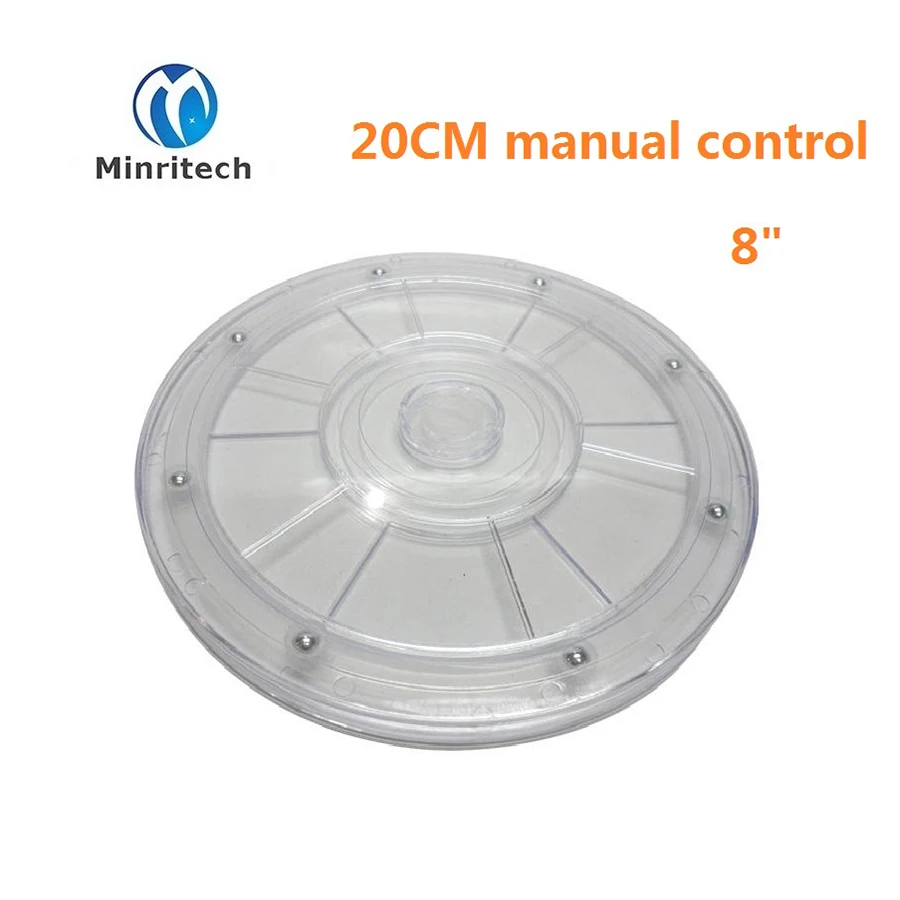 2017 г. прямые продажи настоящие 20 см 8 дюйма Вращающийся База акриловый прозрачный