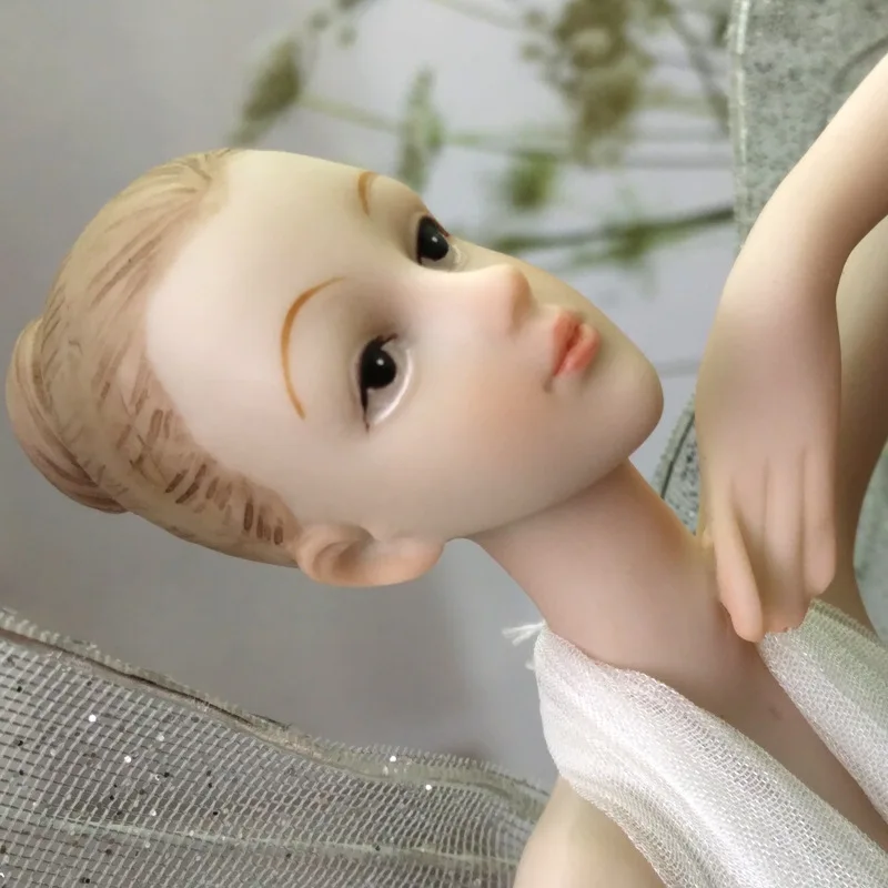 Miniature Figurines Decor Home 11.2'' Resin Ballet Dancer Figurine Creative Angel Miniatures Fairy Statuettes Model Modern | Дом и сад