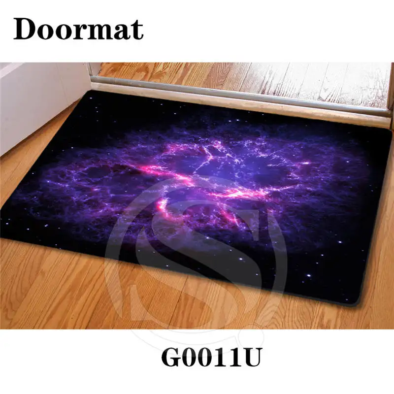 Custom Beauty Galaxy DoorMat Art Pattern Printed Carpet Floor Hall Bedroom Cool Pad Fashion Rug Drop Shipping SQ0611-GB76 | Дом и сад
