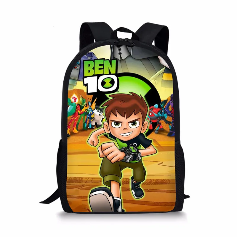 As Picture Тикин Повседневный школьный рюкзак Ben 10 для игр Детский Школьный набор для мальчиков и девочек большой вместительный Ранец детский рюкзак Mochila Escolar - Цвет: As Picture