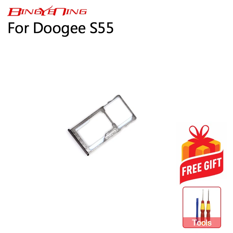BingYeNing новый оригинальный держатель для карт Doogee S55 100% лоток со слотом сим