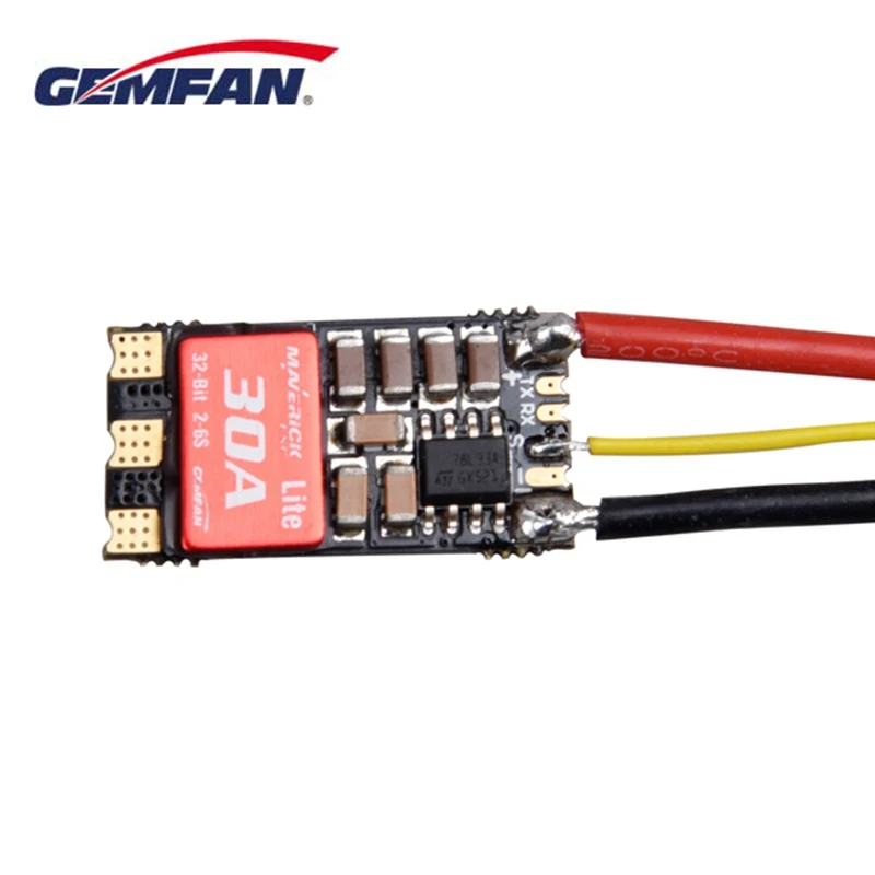 Gemfan Maverick 30A 2-6S BLHeli 32bit Brushless ESC DSHOT1200 Ready for RC Quadcopter Multirotor Spare Part DIY Accessories | Игрушки и