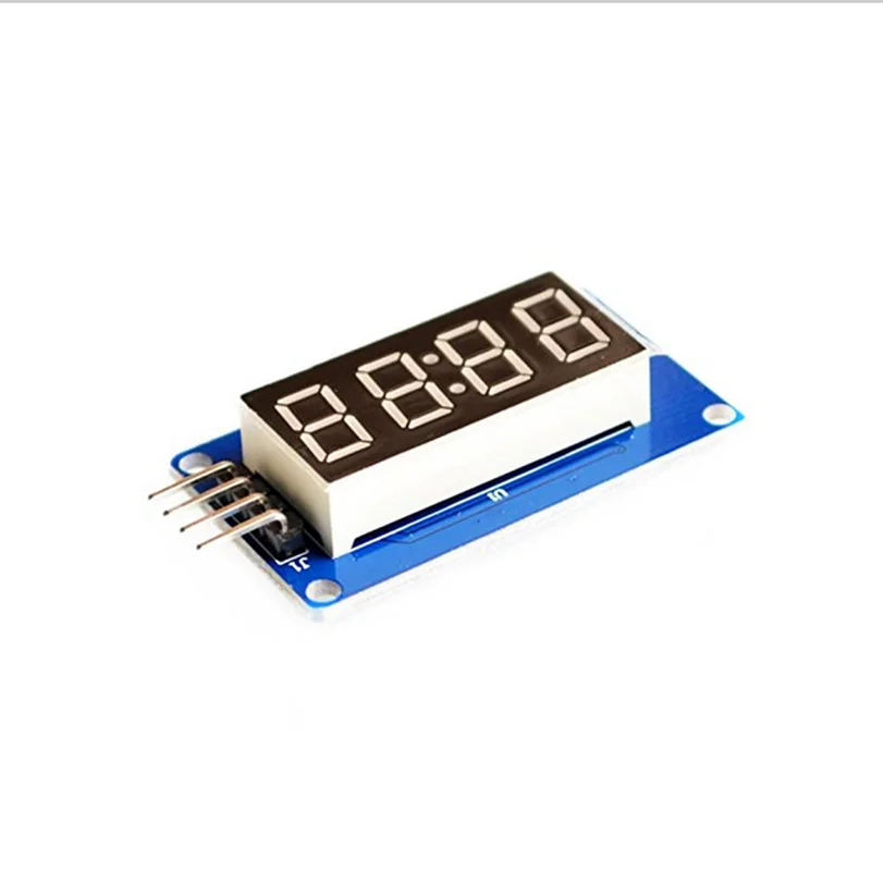 5 * TM1637 светодиодный модуль дисплея для Arduino 7 сегментов 4 бит 0 36 дюйма часы красный
