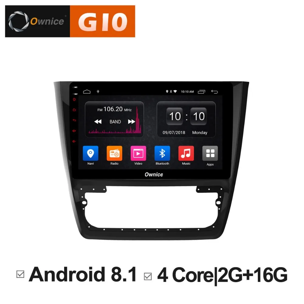 HD 10 1 дюймов Android 8 четырехъядерный 2 ГБ ОЗУ + 16 Гб ПЗУ автомобильный DVD плеер для