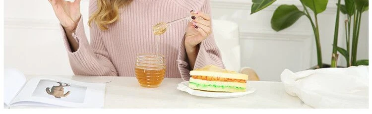 Luluhut акриловые бутылки для хранения банки медовый горшок с мешалкой клубника яблоко варенья бутылка кухня контейнер для завтрака варенья