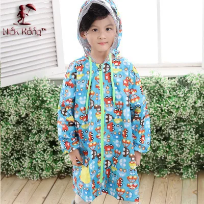 Quality Eco-friendly raincoat for Children Raincoat Kids Rain Coat Light Weight Gear Poncho Sleeves Free Shipping Дом и сад