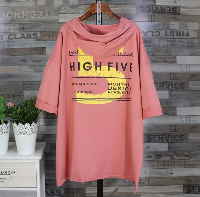 Женские весенне-летние топы, 5XL, женская одежда больших размеров, Свободная Женская одежда с коротким рукавом, свободная длинная Кепка, Длинные рубашки с рукавами «летучая мышь», пальто
