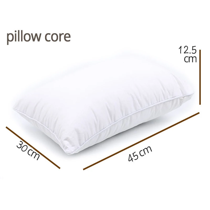 Маленькая подушка с наволочкой мягкая и насыщенная для взрослых сна