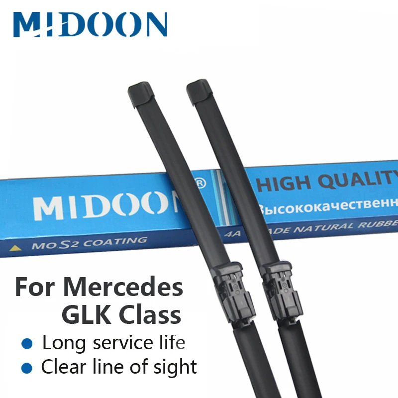 MIDOON стеклоочистителей для Mercedes Benz GLK класс X204 Fit боковые штыревые рукоятки GLK 200 220 250 280 300 320 350 CDI 4matic