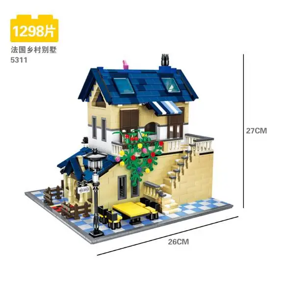 5311 WANGE 5310 5311 строительные блоки Китай HUI-STYLE архитектура 1575 шт DIY кирпичи образовательные забавные детские игрушки для домашнего декора - Цвет: 5311
