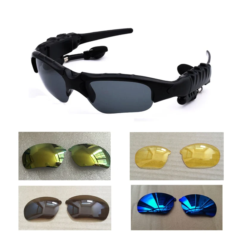 Sport Wireless Bluetooth Headset Stereo Earphones Outdoor Sunglasses Handsfree Headphones for Xiomi Samsung Sony Oneplus 5 Phone |