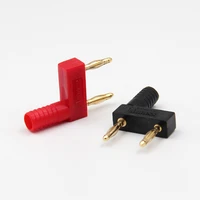 1pcslot yt1199b 2 mm banana plug gold plated copper spacing of 12 mm short circuit connector 1 to 2 banana plug free shipping