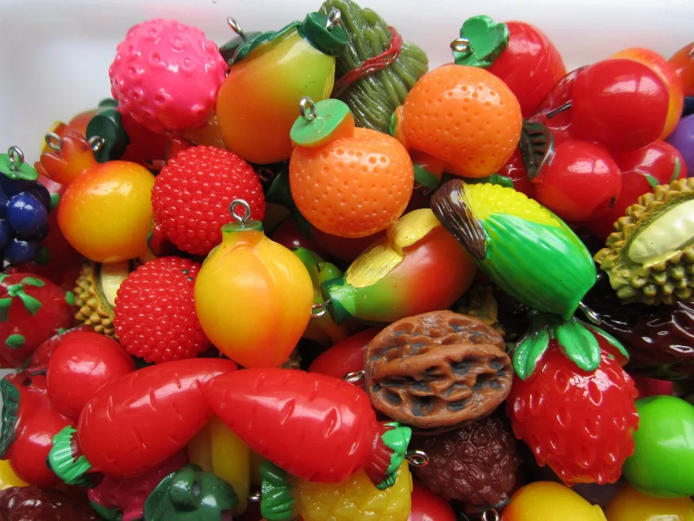 Набор фруктовых и овощных 3d-рисунков для телефона Rena! Смешанный набор из 10