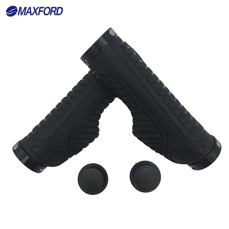 MAXFORD MTB горный велосипед ручки Велоспорт Руль Бар рожки руля детали резиновая ручка сплавные кольца блокированные красные, синие, зеленые ручки для велосипеда