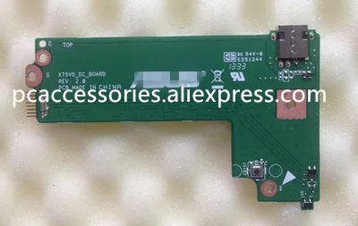 Плата с разъемом питания постоянного тока для A s u X75 X75A X75VD F75VD X75VB X75VC R704VC разъема