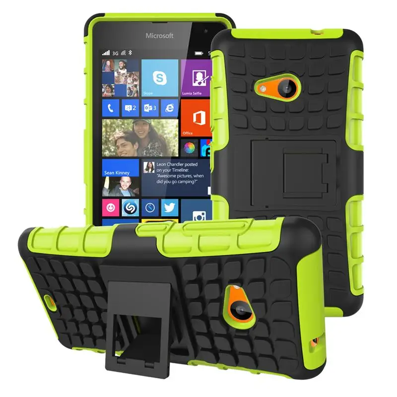 WolfRule для обложки microsoft Lumia 535 чехол TPU PC держатель бронированный бампер чехол для телефона для microsoft Lumia 535 чехол Funda <