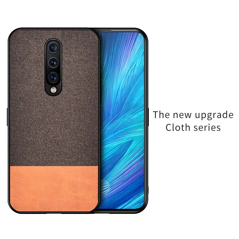 splice Brown Для Oneplus 7 Pro Чехол тканевый силиконовый мягкий защитный чехол для OnePlus 7T чехол One Plus 7T Pro 6T 6 чехол для телефона чехол s - Цвет: splice Brown