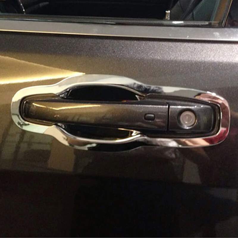 Для Jeep Grand Cherokee 2011 2012 2013 2014 ABS Chrome Боковая дверь ручка Чаша держатель Чехол