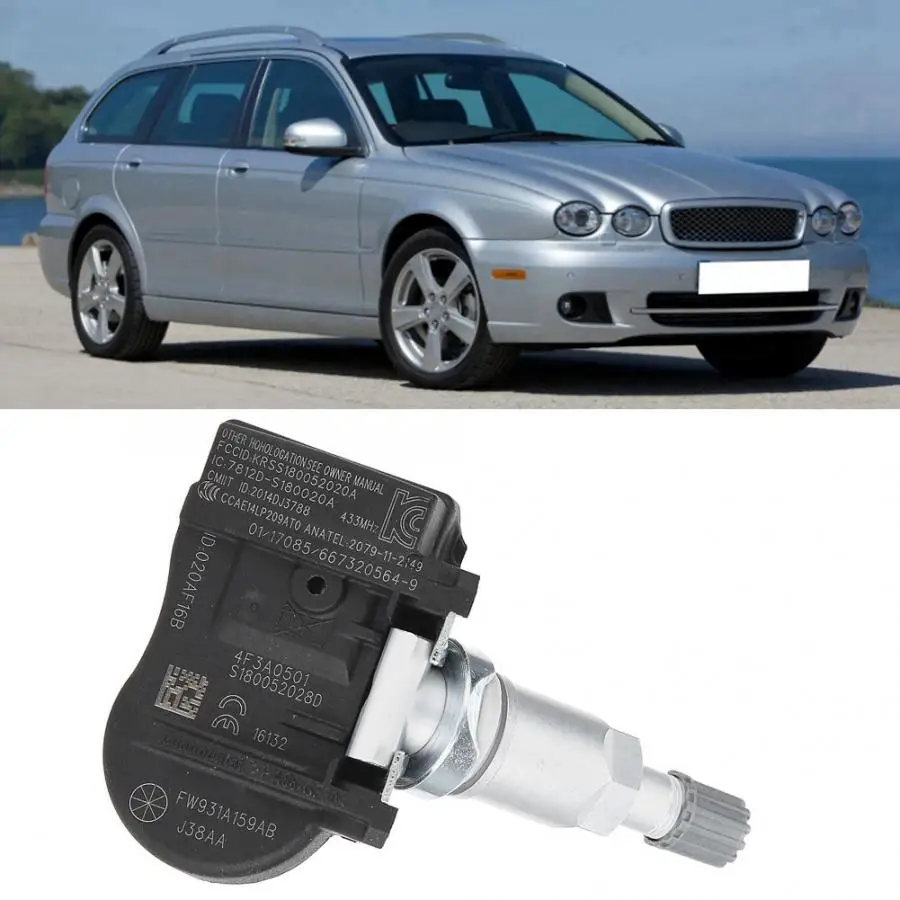 Измеритель давления 4 шт. автомобильный TPMS датчик давления в шинах подходит для Jaguar X-type XE XF XJ XK FW93-1A159-AB датчики давления в шине