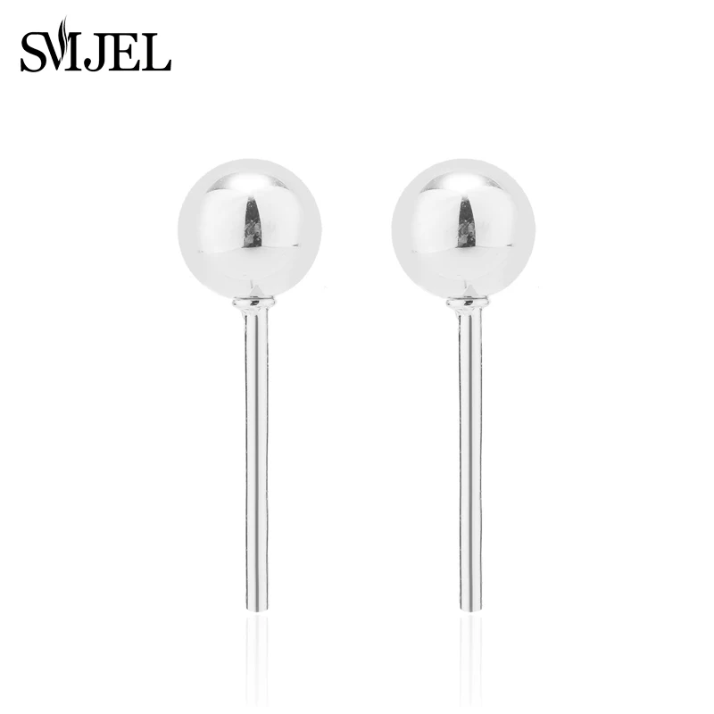 steel earring SMJEL ожерелье лошадь для девочек детей мужчин панк лошадь ювелирные аксессуары женщин подвеска с фигуркой животного Единорог Вечерние - Окраска металла: steel earring