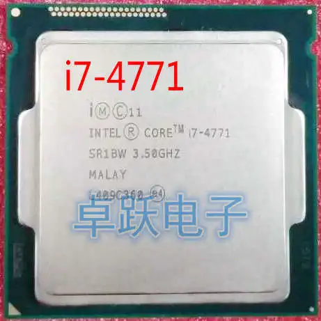 Intle i7-4771 3,5 GHz четырехъядерный процессор для настольных компьютеров процессор i7 4771 разбитые кусочки