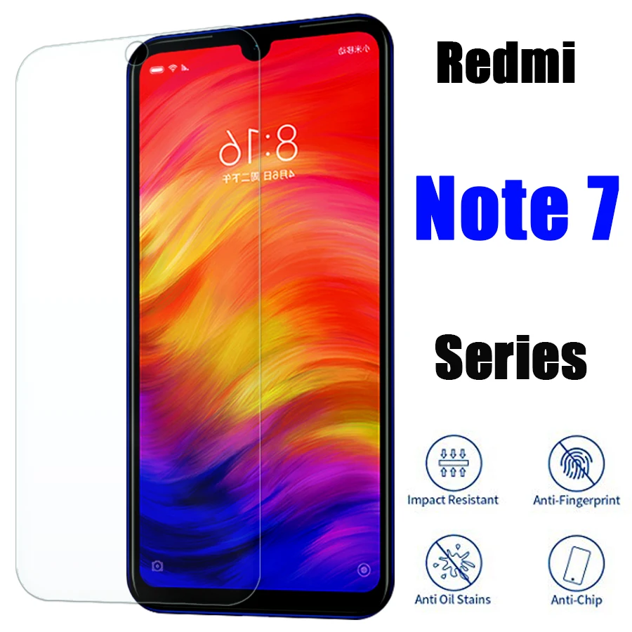 Защитное стекло для Xiaomi Redmi Note 6 7 pro sheet Screen Protector Tremp note6 Note7 not 6pro Tempered Glas Cam Film |