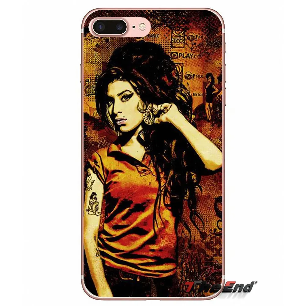 UK Girl Singer Amy Winehouse Art мягкий чехол для HTC One M7 M8 A9 M9 M10 E9 Plus Desire 630 530 626 628 816 820 Motorola G G2 G3 |