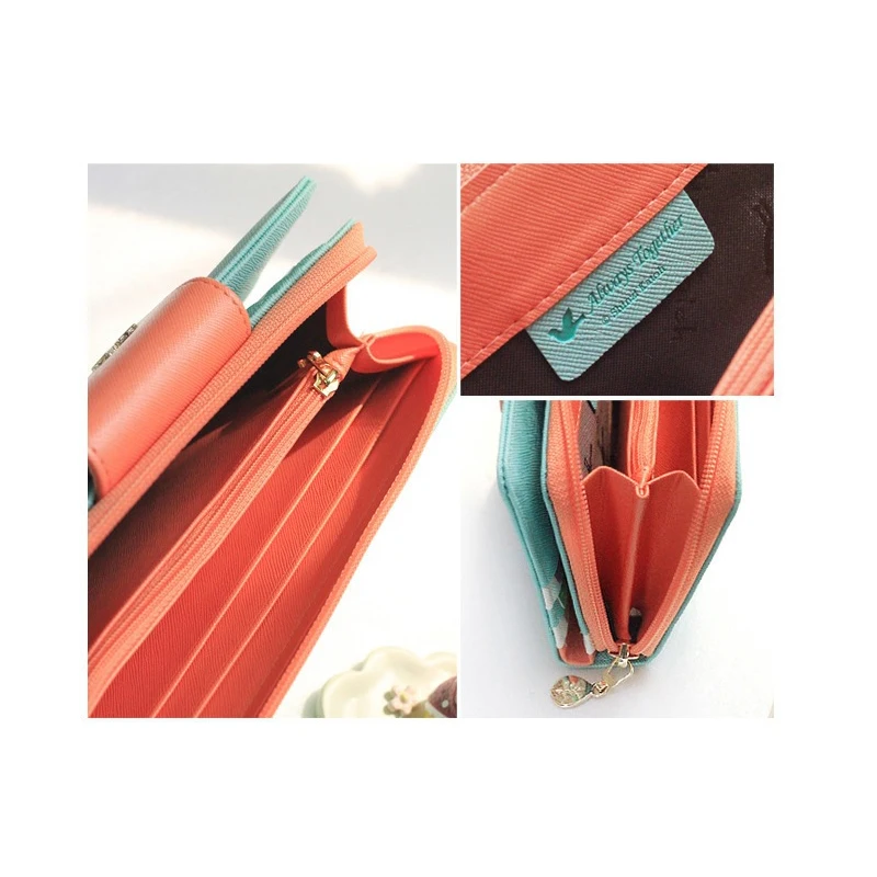 WDPOLO корея известный дизайн птицы логотип женские кошельки женский стандартный