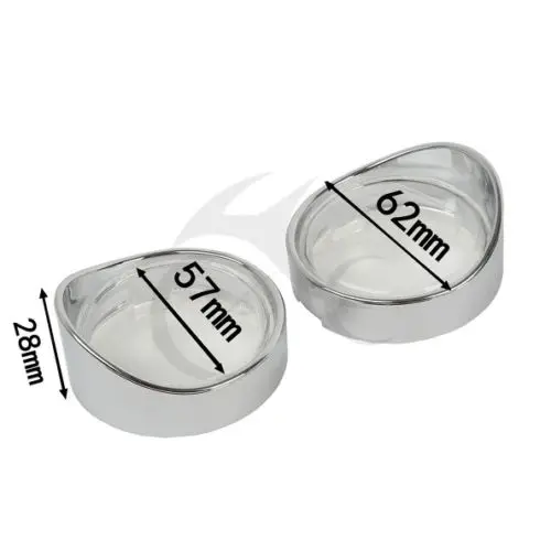 2 шт. Прозрачная крышка для объектива с поворотником козырек Harley Road King FLHX FLTRI |