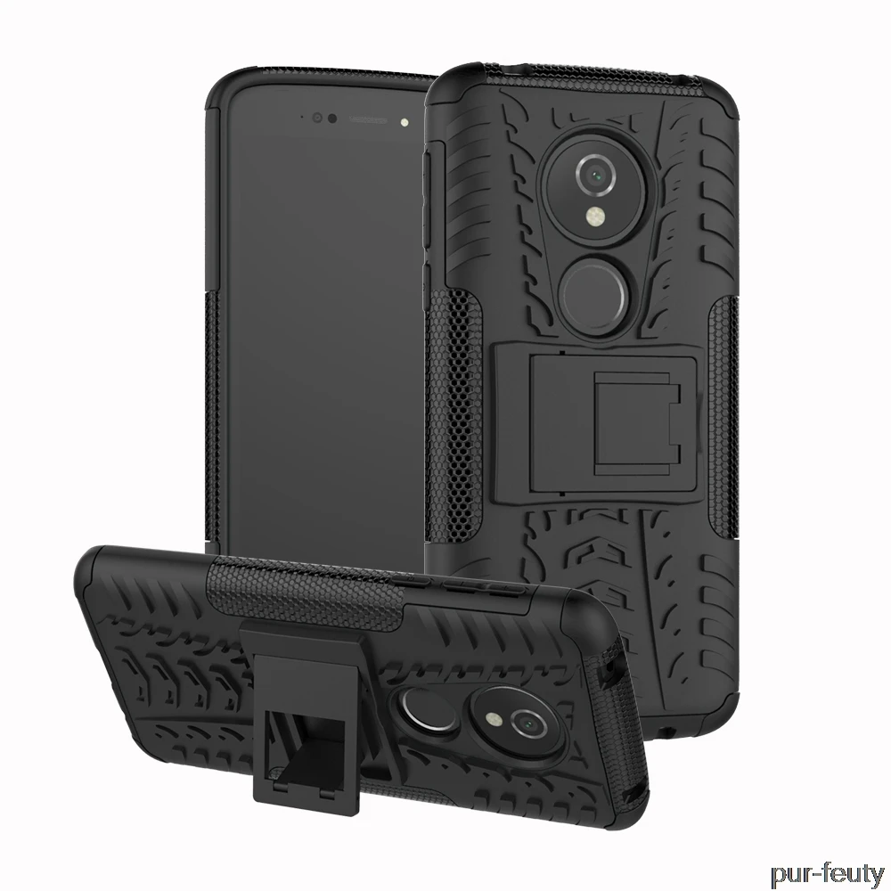 Чехол подставка для Motorola Moto E 5 E5 Play противоударные армированные силиконовые