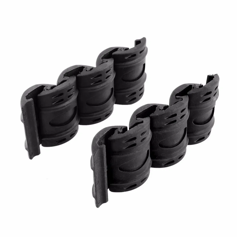 12 сткс Тактический Вивер/Пикатинни резиновый Handguard Quad Rail Чехлы черный|Аксессуары