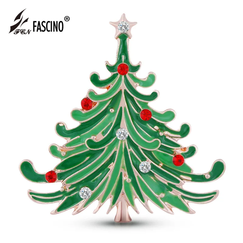 2017 Новый Год Подарки Эмаль Family Tree Броши Булавки Милый Ювелирные Изделия Кристалл