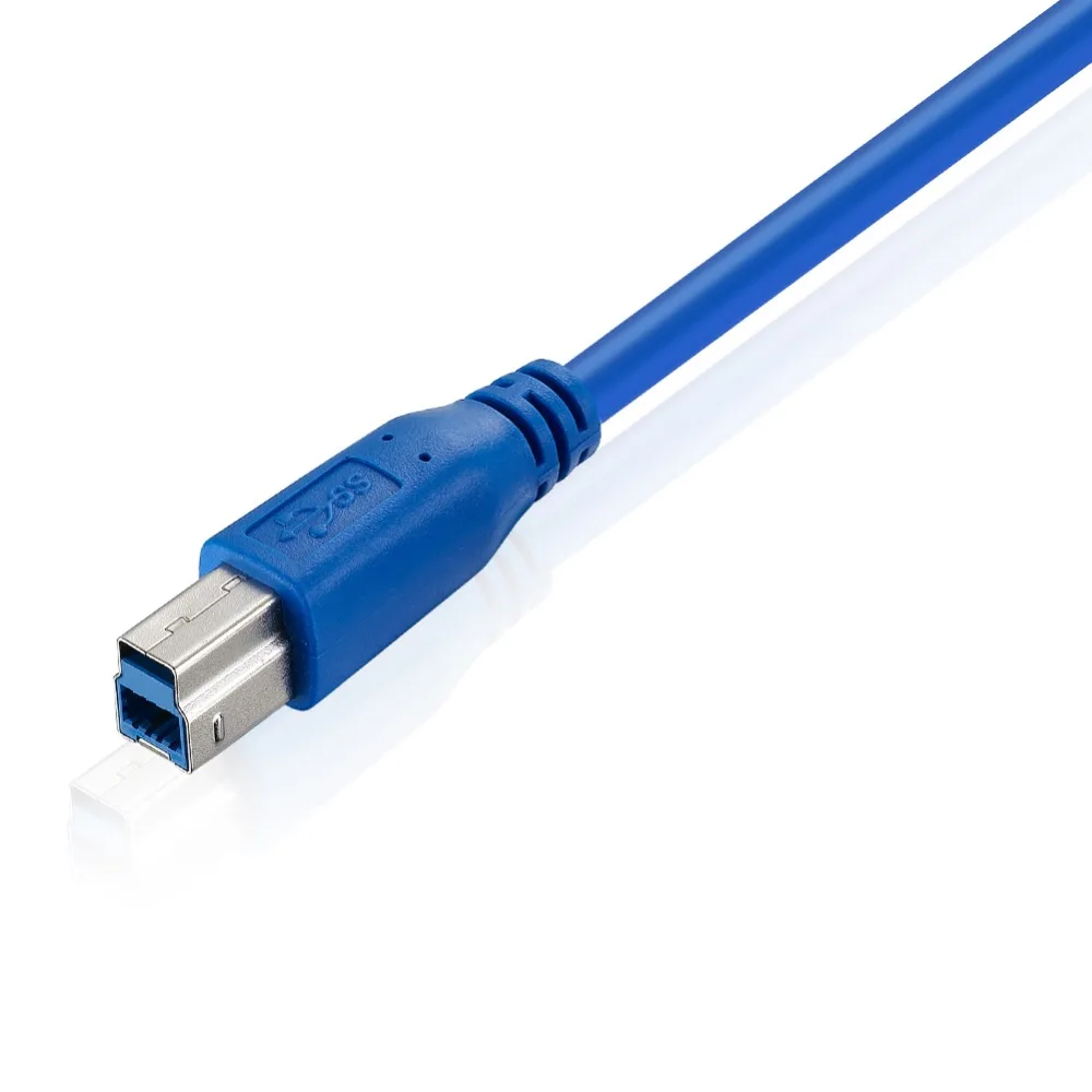 Кабель для принтера Bochara USB 3 0 кабель типа Папа папа Тип B из фольги + Плетеный