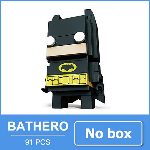 Bat Hero A no box Бэтмен Супермен Чудо-Женщина фигурка-конструктор Джокер игрушки Совместимые мини блоки фигурка экшн супер куклы-герои фильм подарок для мальчиков друзей - Цвет: Bat Hero A no box