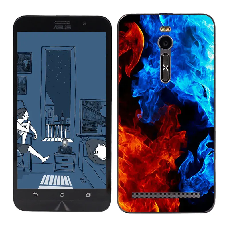 28 Мягкий чехол для Asus Zenfone 2 ZE551ML ZE550ML для Asus Zenfone 2 ZE551ML чехол Land Moon с рисунком ZE550ML Z00AD/Zenfone 2 - Цвет: 28