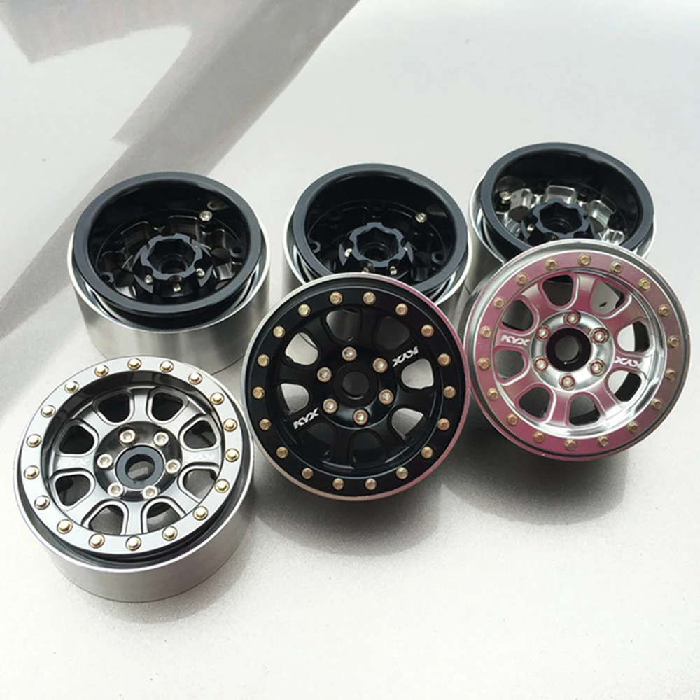 

A pair aluminium alloy 1.9 inch wheel hub assembly for 1/10 scale axial scx10 4wd D90 tamiya cc01 rc rock crawler toys car