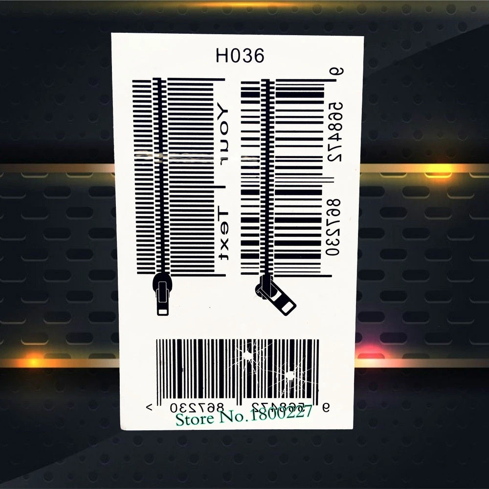 Черный Китайский Персонаж временные татуировки наклейки мужской женский